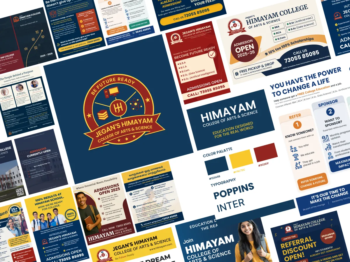 Designing Trust: A Strategic Brand & Campaign System for Himayam College
