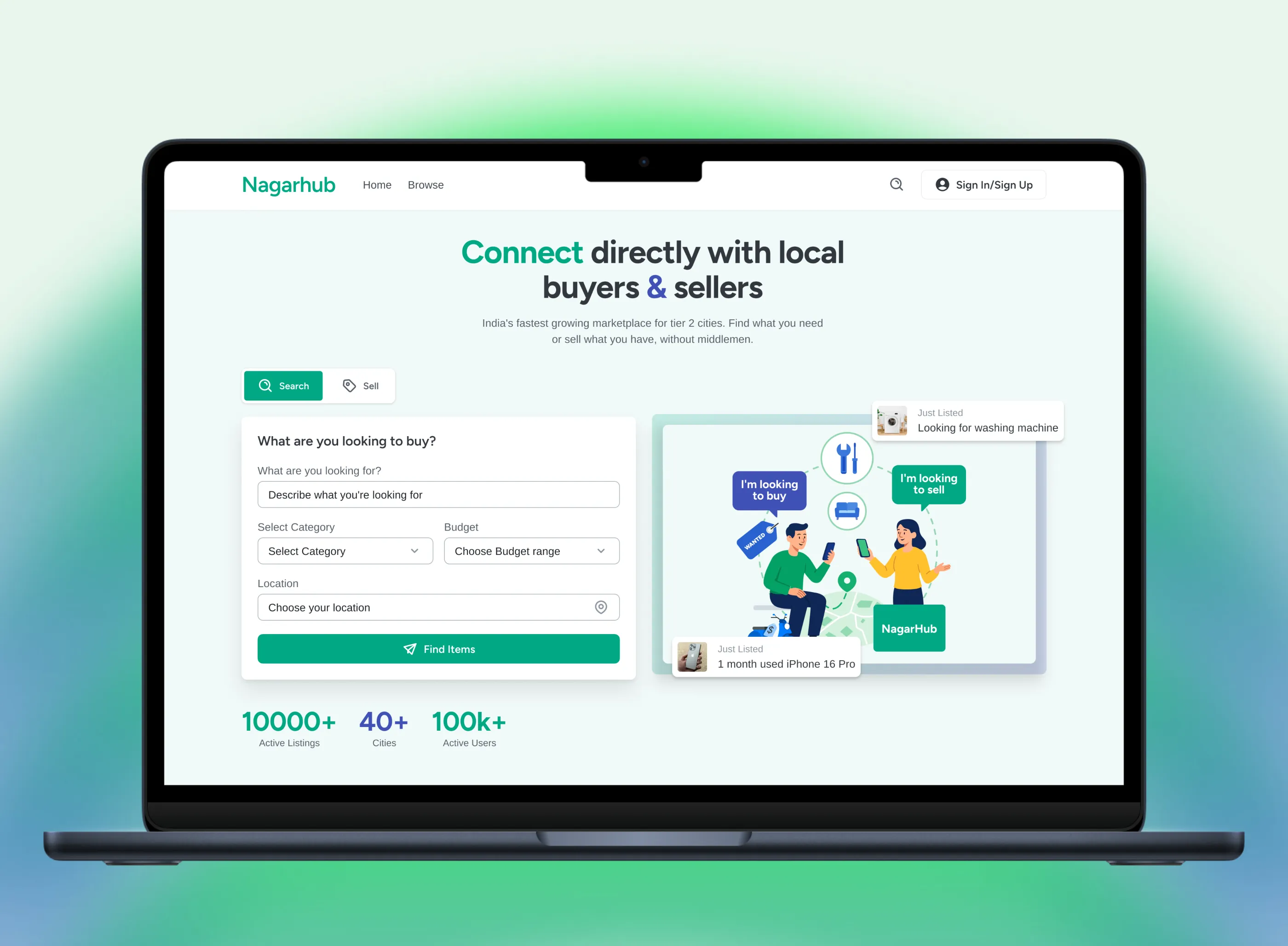 NagarHub V2 – Local Listings for Tier-2 Cities